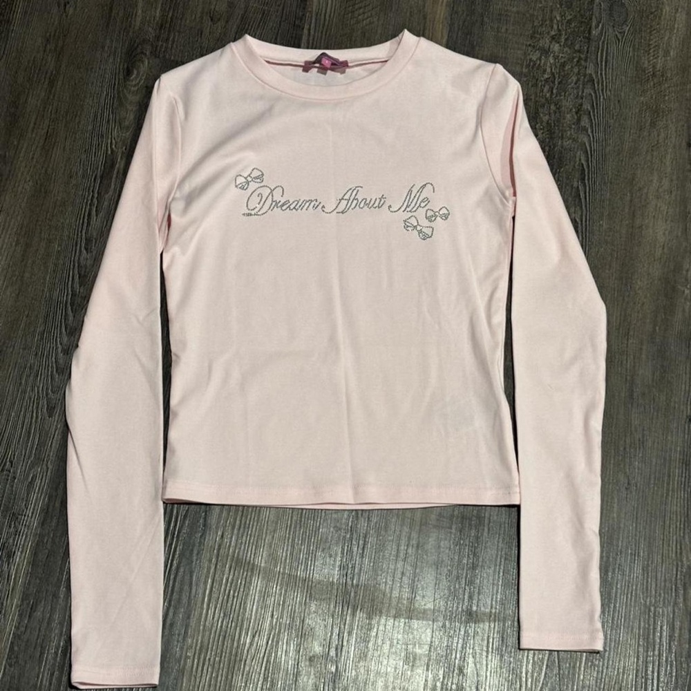 Edikted Pink Long Sleeve Top
